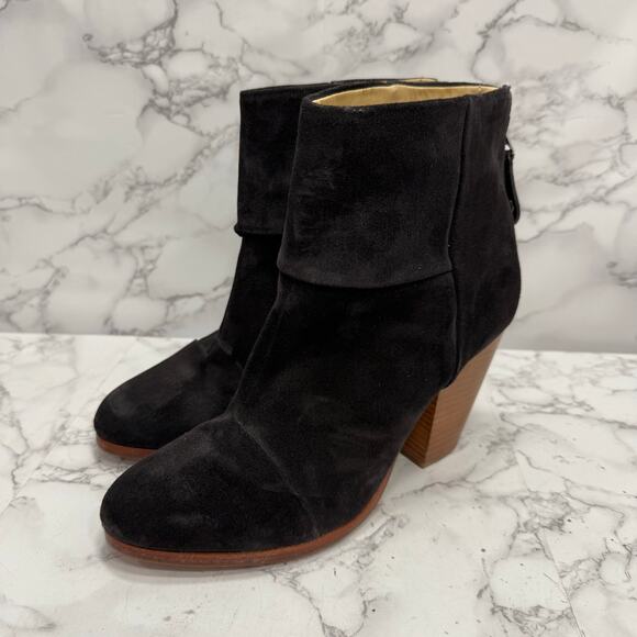 Rag & Bone Women’s Boots sz 8 (Euro 41) Suede Block Heel # Box M598 - Picture 7 of 8